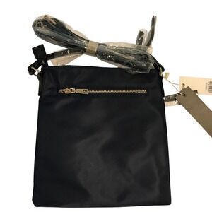 Isabelle Navy Blue Crossbody Messenger Bag Nylon Canvas Vegan YL20525 NV
